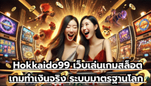 Hokkaido99 เว็บเล่นเกมสล็อต เกมทำเงินจริง ระบบมาตรฐานโลก เล่นสล็อตบนมือถือ ได้ทุกวัน