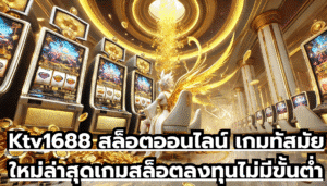 Ktv1688สล็อตออนไลน์ เกมทันสมัยใหม่ล่าสุด เกมสล็อต ลงทุนไม่มีขั้นต่ำ จ่ายโบนัสเยอะ
