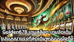 Golden678 เกมสล็อต เกมจัดเต็มรูปแบบ มาแรงที่สุด ระบบเดิมพนันบนมือถือ เล่นสนุกได้ทุกที่