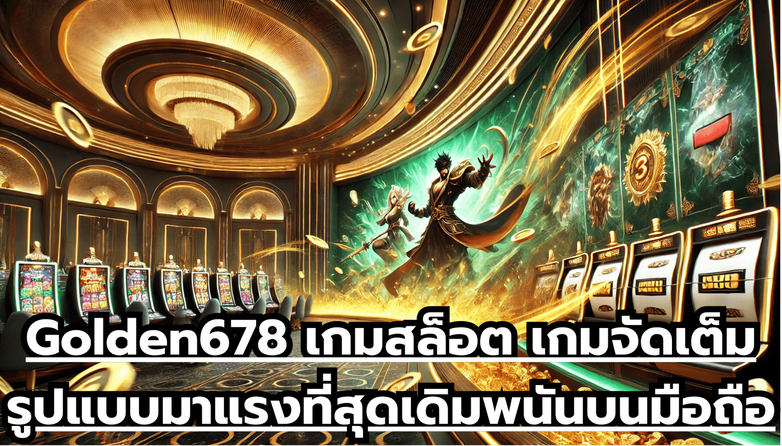 Golden678 เกมสล็อต เกมจัดเต็มรูปแบบ มาแรงที่สุด ระบบเดิมพนันบนมือถือ เล่นสนุกได้ทุกที่